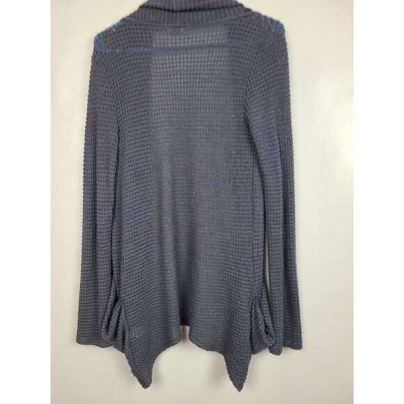 Pixley Stitch Fix Womens Cardigan Small Gray Long Sleeve Open Long Line Classic - Picture 3 of 6